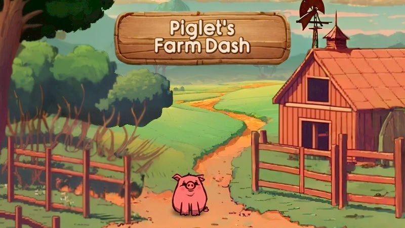 pig logo banner game