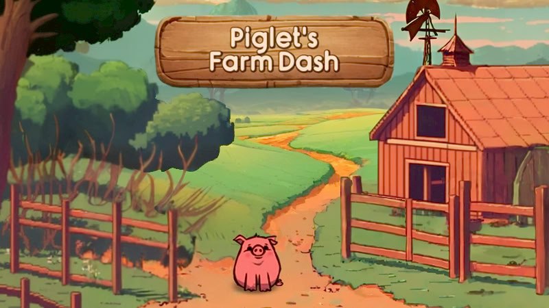 pig logo banner game